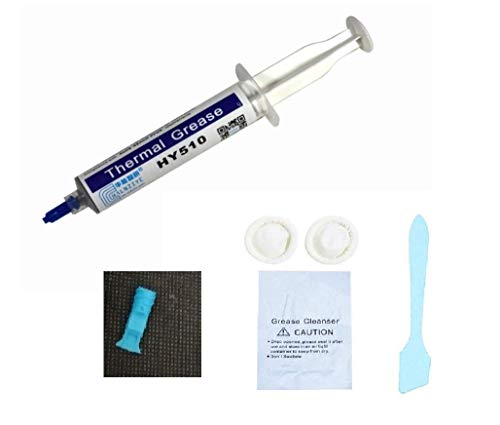 HY 510 (30 g) > 1.9W/MK Pasta Termica para PS4 / pasta termica procesador / Pasta térmica CPU Pasta termica PC ;Thermal Grease Pasta térmica Alta conductividad térmica, Eléctricamente no conductivo HY 510 (30 g) > 1.9W/MK Pasta Termica para PS4 / pasta termica procesador / Pasta térmica CPU Pasta termica PC ;Thermal Grease Pasta térmica Alta conductividad térmica, Eléctricamente no conductivo