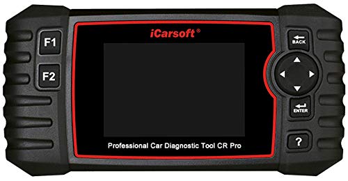 iCarsoft CR Pro - Herramienta de diagnóstico profesional multisistema para coche, incluye escáner Comprobador de batería, lectura y borrado del motor, transmisión, airbag, códigos de problemas ABS