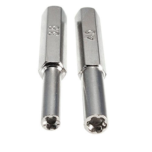 con 2.5 Trigrama Destornillador Blulu 3.8mm 4.5mm Seguridad Poco Destornillador Herramienta para NES SNES N64 Cartuchos Systems