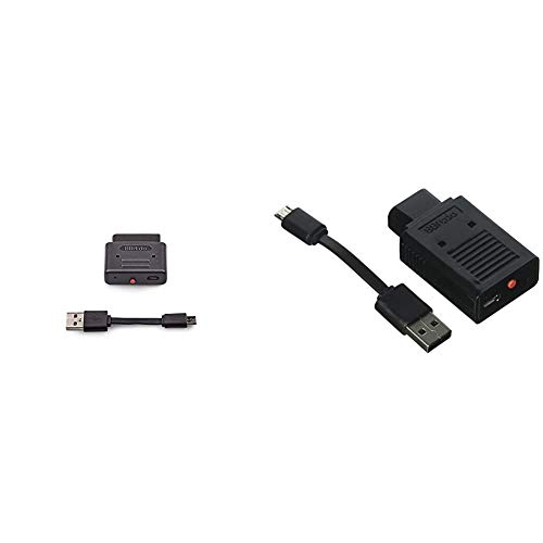 Import 8Bitdo Retro Receiver para SNES + 8Bitdo PS3 Dualshock 3 PS4 Dualshock 4 Wiimote Wii U Pro Controller Receptor inalambrico de Bluetooth para NES