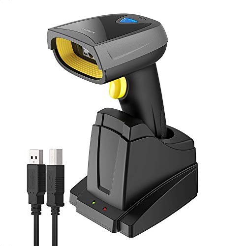 Inateck 2D QR Lector de códigos de Barra Inalámbrico, códigosi QR con Base Smart, Bluetooth, Lectura sobre Pantalla, BCST-52 Inateck 2D QR Lector de códigos de Barra Inalámbrico, códigosi QR con Base Smart, Bluetooth, Lectura sobre Pantalla, BCST-52
