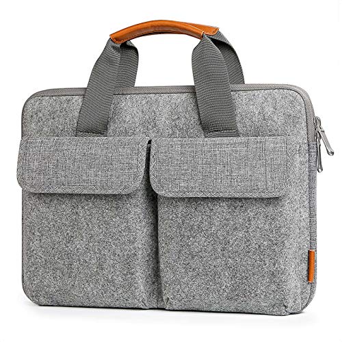 Inateck Funda en Fieltro Maletín Compatible con 13 Pulgadas MacBook Pro 2020 M1-2016, 13 Pulgadas MacBook Air 2020 M1-2018, Surface Pro X/7/6/5/4, 12.4 Surface Laptop Go, 13.5 Surface Laptop 2017/2/3