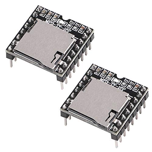 Innovateking-EU 2 UNIDS DFPlayer Mini Módulo Reproductor de MP3 Compatible con UNO R3 para Arduino Audio Tarjeta de Decodificación de Voz Compatible con Tarjeta TF y Unidad Flash USB Innovateking-EU 2 UNIDS DFPlayer Mini Módulo Reproductor de MP3 Compatible con UNO R3 para Arduino Audio Tarjeta de Decodificación de Voz Compatible con Tarjeta TF y Unidad Flash USB