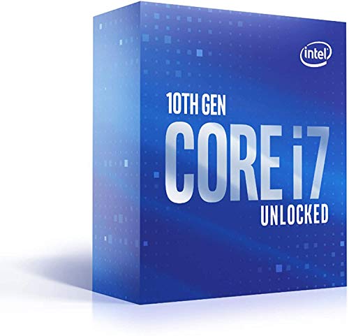 Intel Core i7-10700K - Procesador (3,80 GHz; Casquillo LGA1200; Caja de 125 W)