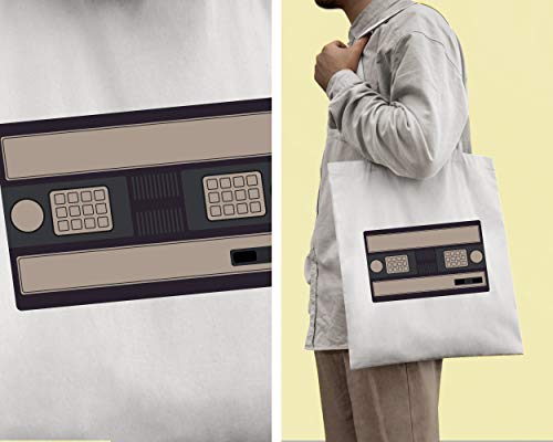 Intellivision Retro Videojuego Bolsa de algodón natural Intellivision Retro Videojuego Bolsa de algodón natural