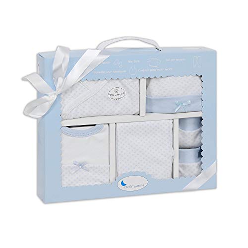 INTERBABY- Set Primera Puesta 5 Piezas Azul INTERBABY- Set Primera Puesta 5 Piezas Azul