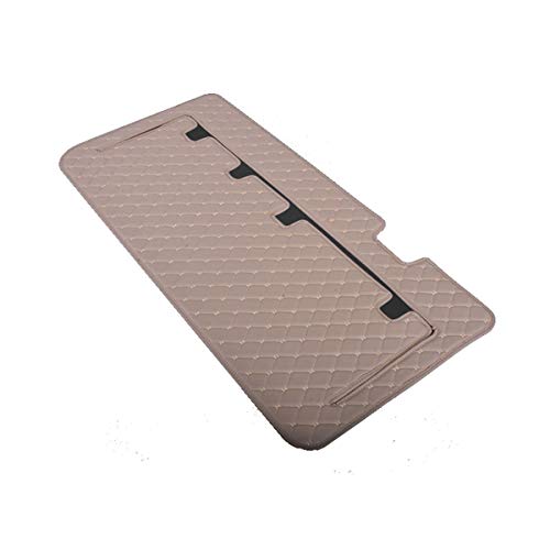 IUEFINUEN Durable Coche Trasero Tronco de Plomo Alfombrillas de Bota alfombras de Cargador para Toyota para Tierra para el Crucero para Prado 150 2010-2018 (Color : Beige)