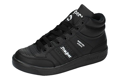 J´hayber 65048, Sneaker Unisex Adulto, Negro/Blanco, 43 EU