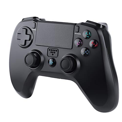 JAMSWALL Mando Inalámbrico para PS4, Gamepad Wireless Bluetooth Controlador Controller Joystick con Vibración Doble Remoto/6-Axis Gyro/Turbo/Panel táctil, Mando para PS4/PS3/ PC (negro) JAMSWALL Mando Inalámbrico para PS4, Gamepad Wireless Bluetooth Controlador Controller Joystick con Vibración Doble Remoto/6-Axis Gyro/Turbo/Panel táctil, Mando para PS4/PS3/ PC (negro)