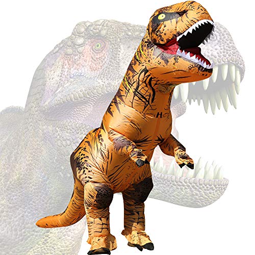 JASHKE Disfraz Dinosaurio Inflable T-Rex Disfraz Halloween Adulto Disfraz Cosplay Disfraz Fiesta Disfraz JASHKE Disfraz Dinosaurio Inflable T-Rex Disfraz Halloween Adulto Disfraz Cosplay Disfraz Fiesta Disfraz