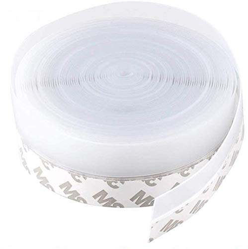 JEMESI Tira de Sellado, Tira Autoadhesiva Silicona Transparente Cinta Calafateo para Puerta Autoadhesiva para Puertas y Ventanas para puertas Insonorizado (35MM X 10M) JEMESI Tira de Sellado, Tira Autoadhesiva Silicona Transparente Cinta Calafateo para Puerta Autoadhesiva para Puertas y Ventanas para puertas Insonorizado (35MM X 10M)