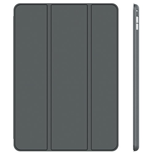 JETech Funda Compatible iPad Pro 12,9 (1ª y 2ª Generación, Modelo 2015 y 2017), Carcasa con Auto-Sueño/Estela, Gris