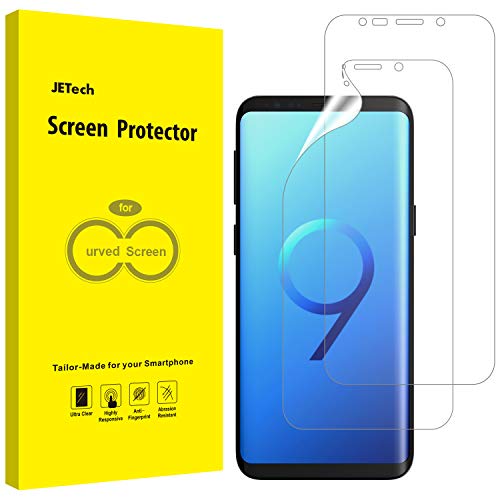 JETech Protector de Pantalla Compatible Samsung Galaxy S9 (NO para S9+), Alta Definición TPU, Compatible con Funda, 2 Unidades JETech Protector de Pantalla Compatible Samsung Galaxy S9 (NO para S9+), Alta Definición TPU, Compatible con Funda, 2 Unidades