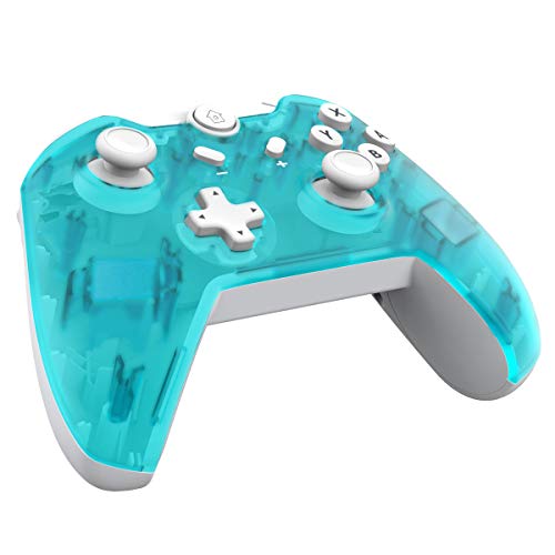 JFUNE Mando Inalámbrico para Nintendo Switch, Pro Controlador Wireless Switch Gamepad, 6-Axis Gyro Dual Motor Switch Controller- Nueva versión (Verde)