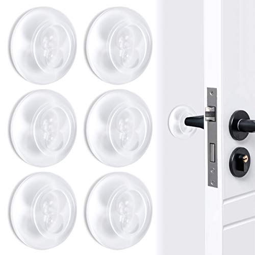 Jinhuaxin Tope de Puerta, 6 pcs Reutilizable Topes Puertas Adhesivo, ,Transparente Tope para la Puerta Autoadhesivo, Topes Para Puertas para Muebles y Protección de Paredes Jinhuaxin Tope de Puerta, 6 pcs Reutilizable Topes Puertas Adhesivo, ,Transparente Tope para la Puerta Autoadhesivo, Topes Para Puertas para Muebles y Protección de Paredes