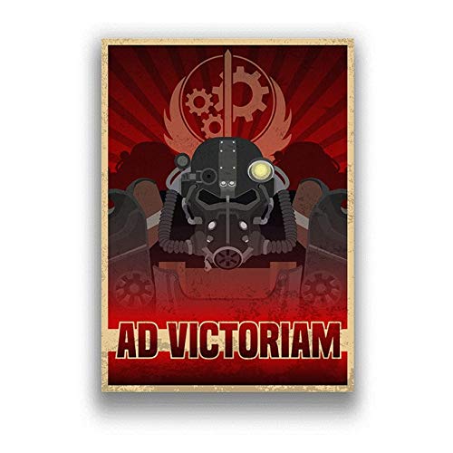 JMHomeDecor Fallout 3 4 Cuadro De Pintura Mural Lienzo Decoración del Hogar Cartel Impreso para Sala De Estar 40X50Cm -Ti6227 JMHomeDecor Fallout 3 4 Cuadro De Pintura Mural Lienzo Decoración del Hogar Cartel Impreso para Sala De Estar 40X50Cm -Ti6227
