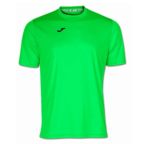 Joma Combi Camiseta Manga Corta, Hombres, Verde (Fluor), L