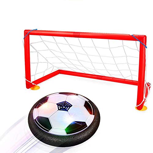Joy-Jam Juguetes para Niños 5-10 años, Hover Ball Goal Set Air Soccer Fútbol Disco Electric Soccer con 2 Puertas Que se Ciernen Fútbol de Entrenamiento con Luces LED Negro Joy-Jam Juguetes para Niños 5-10 años, Hover Ball Goal Set Air Soccer Fútbol Disco Electric Soccer con 2 Puertas Que se Ciernen Fútbol de Entrenamiento con Luces LED Negro