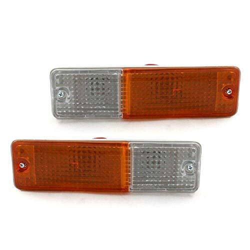 Juego de indicadores delanteros izquierdo y derecho para 720 Pickup Patrol MQ MK W160 1980-1983 Juego de indicadores delanteros izquierdo y derecho para 720 Pickup Patrol MQ MK W160 1980-1983