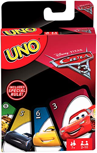 Juegos Mattel-Cars Uno, Juego de Cartas (FDJ15) Juegos Mattel-Cars Uno, Juego de Cartas (FDJ15)