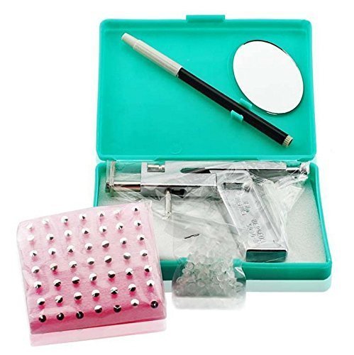 Jzhen Kit de Pistola de Piercing Profesional para Hacer Perforaciones en la Oreja