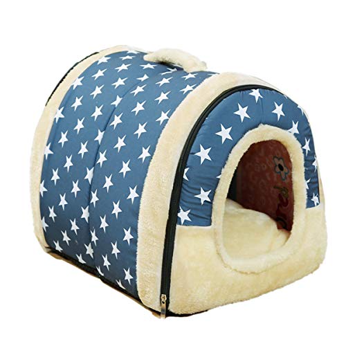 JZK Cama Gatos y Perros casa de Mascotas Suave y calentito Nido Cueva sofá para Gatos Perros Conejos y Cachorros JZK Cama Gatos y Perros casa de Mascotas Suave y calentito Nido Cueva sofá para Gatos Perros Conejos y Cachorros