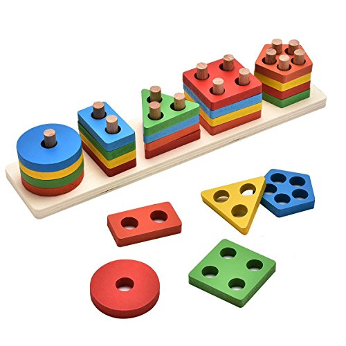Encajable De Madera Didáctico Figuras Geométricas Encajable De Madera Didáctico Figuras Geométricas