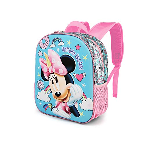 Karactermania Minnie Mouse Unicornio - Mochila 3D Pequeña, Multicolor Karactermania Minnie Mouse Unicornio - Mochila 3D Pequeña, Multicolor