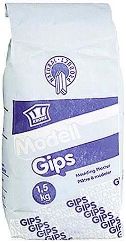 Kars - Yeso para modelado (1,5 kg), color blanco