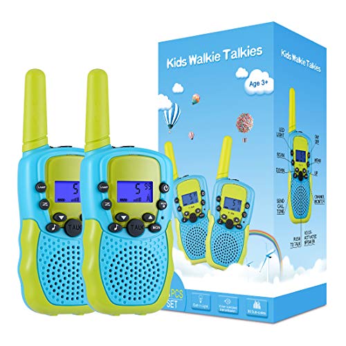 Kearui Juguetes para Niños de 3-8 Años,Walkie Talkie para Niños 8 Canales LCD Pantalla VOX Larga Distancia 3KM,Regalos para Niños o Niñas de 3 a12 Años Kearui Juguetes para Niños de 3-8 Años,Walkie Talkie para Niños 8 Canales LCD Pantalla VOX Larga Distancia 3KM,Regalos para Niños o Niñas de 3 a12 Años