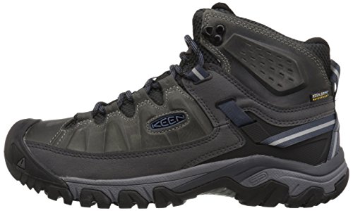 KEEN Men's Targhee iii mid Leather wp-m Hiking Boot, Steel Grey/Captains Blue, 7 M US KEEN Men's Targhee iii mid Leather wp-m Hiking Boot, Steel Grey/Captains Blue, 7 M US