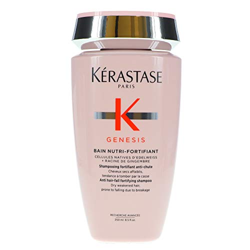 Kerastase Genesis Nutri Fortifiant Bain/Champú 250 ml, Gris Dorado