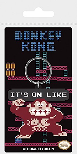 Keychain Donkey Kong - Llavero de Goma It Is On Like