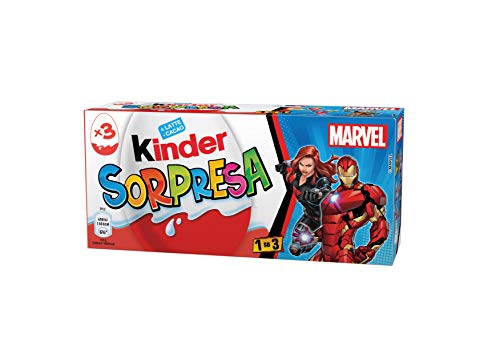 Kinder Huevo Sorpresa - Modelos surtidos, 3 Unidades Kinder Huevo Sorpresa - Modelos surtidos, 3 Unidades