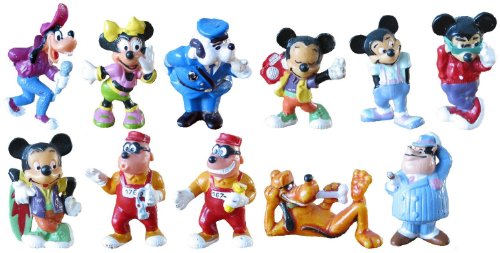 Kinder Überraschung Juego completo de 11 figuras de Mickey y sus amigos de Walt Disney