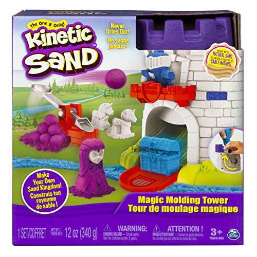 Kinetic Sand 6035825 - Torre mágica de moldeado , color/modelo surtido