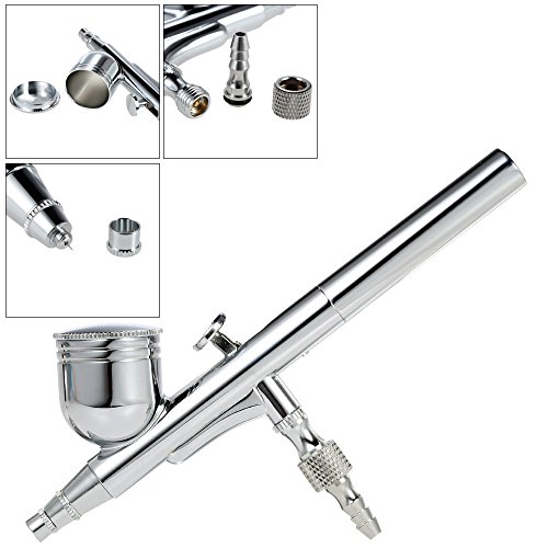 KKmoon 0.3mm 7cc Aerógrafo Profesional para Arte Pintura/Tatuaje/Manicura/Modelo,Calibre Ajuste Interno de Doble Acción KKmoon 0.3mm 7cc Aerógrafo Profesional para Arte Pintura/Tatuaje/Manicura/Modelo,Calibre Ajuste Interno de Doble Acción