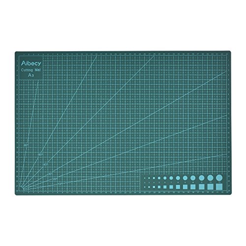 KKmoon GKS PVC A3 tabla de corte doble cara 300 mm * 450 mm * 3 mm, verde KKmoon GKS PVC A3 tabla de corte doble cara 300 mm * 450 mm * 3 mm, verde