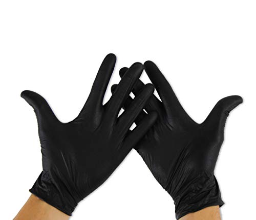 KMINA - Guantes Nitrilo Talla M (Pack 100 uds), Guantes Nitrilo Desechables, Guantes Nitrilo Negro, Guantes Desechables Nitrilo, Guantes Sin Polvo, Guantes Negros (LATEX FREE) KMINA - Guantes Nitrilo Talla M (Pack 100 uds), Guantes Nitrilo Desechables, Guantes Nitrilo Negro, Guantes Desechables Nitrilo, Guantes Sin Polvo, Guantes Negros (LATEX FREE)