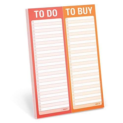 Knock Knock Perforated Pad: To Do/To Buy Knock Knock Perforated Pad: To Do/To Buy
