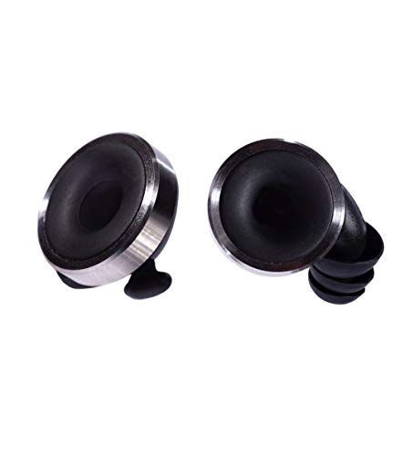 Knops - Protección para los oídos con 4 filtros diferentes - Color negro