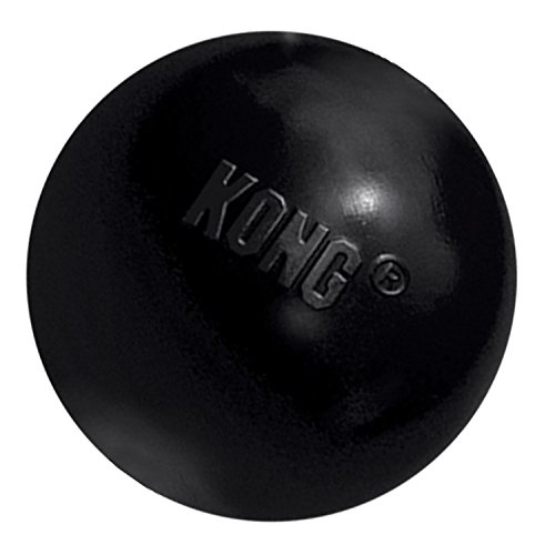 KONG - Extreme Ball - Juguete de Caucho para mandíbulas potentes, Negro - para Perros Pequeños KONG - Extreme Ball - Juguete de Caucho para mandíbulas potentes, Negro - para Perros Pequeños