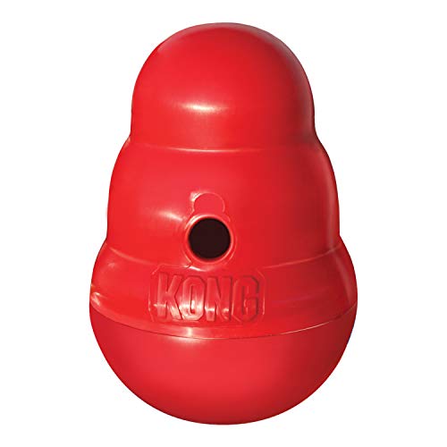 KONG - Wobbler - Dispensador de golosinas, Apto para lavavajillas - para Perros de Raza Grande