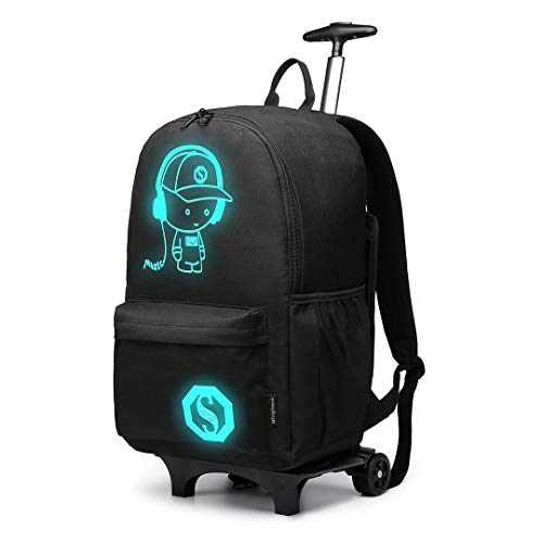 Kono Equipaje Infantil niños Cabina de Equipaje Maleta Trolley con la Mochila y la Bolsa la Musica (Negro) Kono Equipaje Infantil niños Cabina de Equipaje Maleta Trolley con la Mochila y la Bolsa la Musica (Negro)