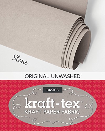 kraft-tex (TM) Basics Roll, Stone: Kraft Paper Fabric kraft-tex (TM) Basics Roll, Stone: Kraft Paper Fabric