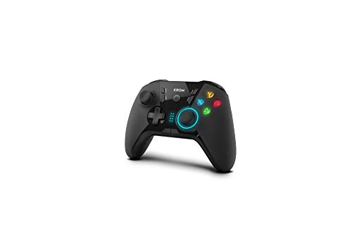 Krom KLOUD - NXKROMKLD - Gamepad alambrico, diseñado para competicion, palancas traseras configurables, D-PAD o entrada de X/Y AXYS, compatible con PC, Switch, android e IOS Krom KLOUD - NXKROMKLD - Gamepad alambrico, diseñado para competicion, palancas traseras configurables, D-PAD o entrada de X/Y AXYS, compatible con PC, Switch, android e IOS