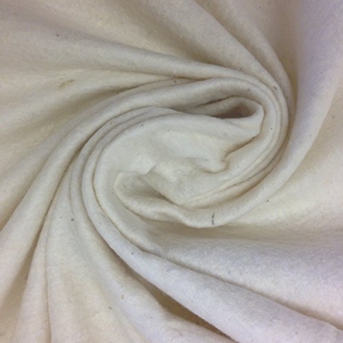 Kt KILOtela Guata - Patchwork, acolchar - 100% algodón - Retal de 100 cm Largo x 280 cm Ancho | Color Natural ─ 1 Metro Kt KILOtela Guata - Patchwork, acolchar - 100% algodón - Retal de 100 cm Largo x 280 cm Ancho | Color Natural ─ 1 Metro