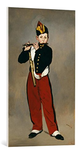 Kunst für Alle Cuadro en Lienzo: Edouard Manet The Fifer - Impresión artística, Lienzo en Bastidor, 55x95 cm