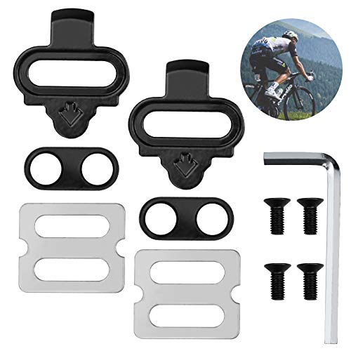 Kupink Calas MTB SPD Pedales Autobloqueantes Juego Tacos para Bicicleta Montaña para Shimano SPD Kupink Calas MTB SPD Pedales Autobloqueantes Juego Tacos para Bicicleta Montaña para Shimano SPD