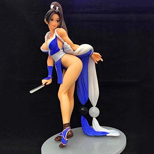 KY The King of Fighters Figura MAI Shiranui Ropa Azul Modelo Regalo Decoraciones de Juguete de The King of Fighters 97 98 Peripherals Doll Adornos